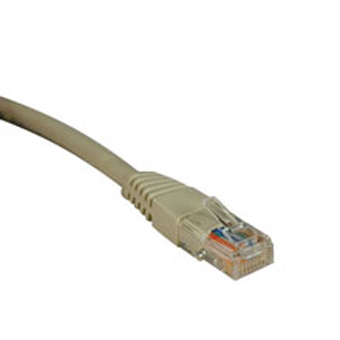 TRIPP LITE, CAT5E 350MHZ, GRAY MOLDED PATCH CABLE, RJ45M/M - 7'